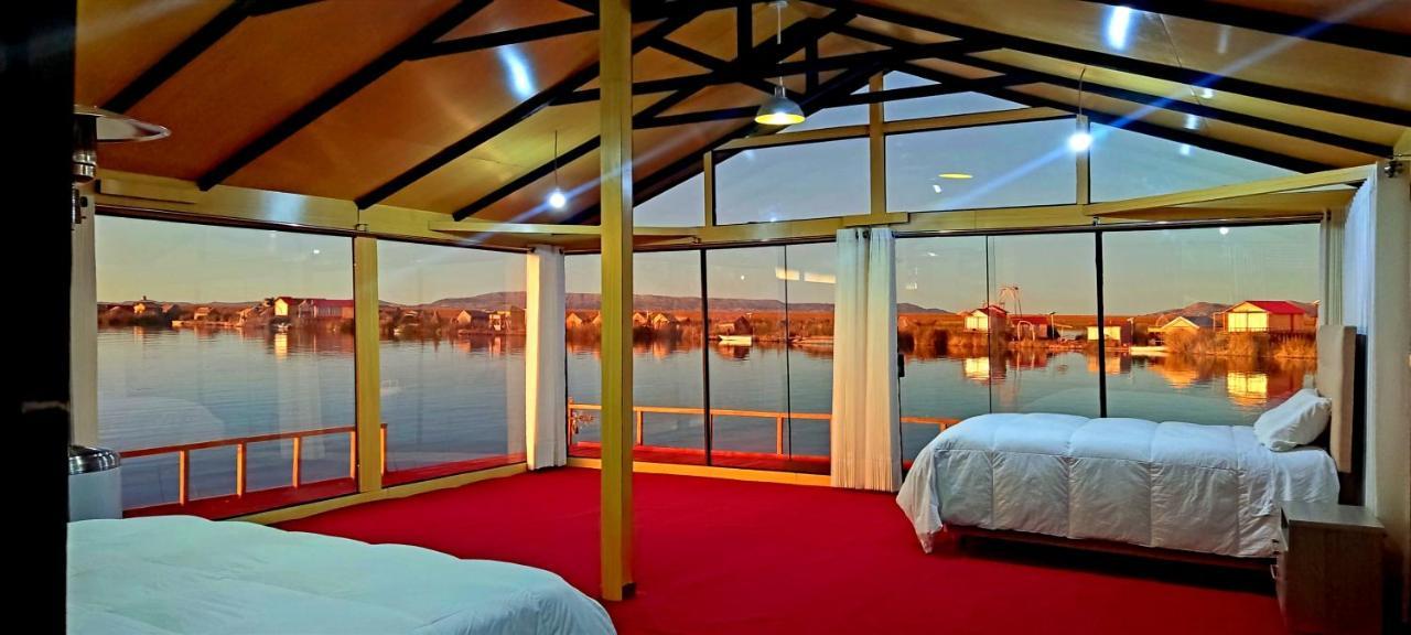 Puno Habitación Vista al Lago Exterior foto