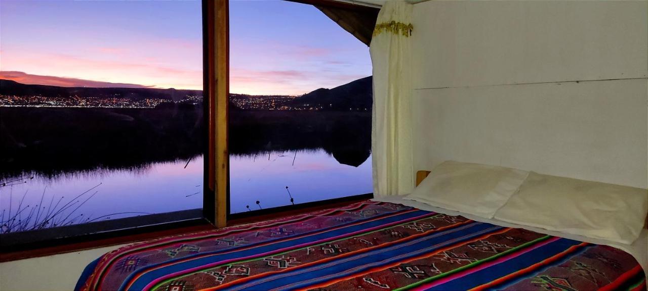 Puno Habitación Vista al Lago Exterior foto